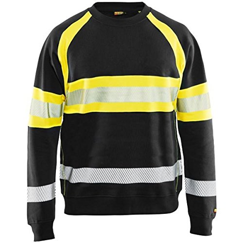Blakläder Sweter "High-Vis", rozmiar 1 sztuka, L, czarny/żółty, 335911589933L - obrazek 1