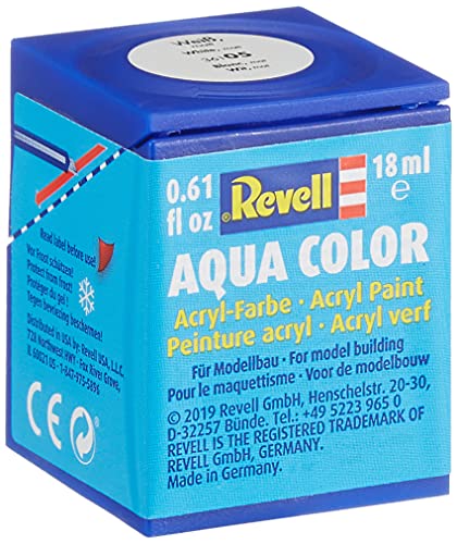 Revell REV 36105 Water Paint, biały, matowy, 18 ml