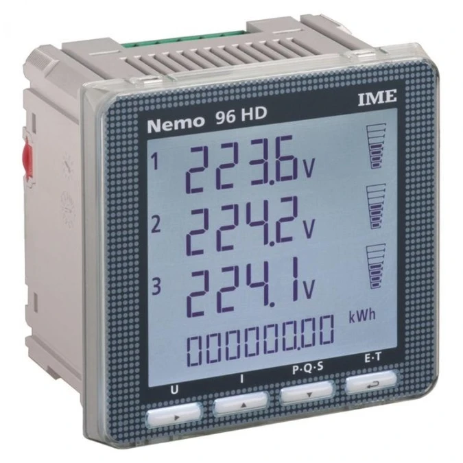 Miernik parametrów sieci NEMO 96 HD tablicowy 1‑5A 500V A11‑60VDC MF96002