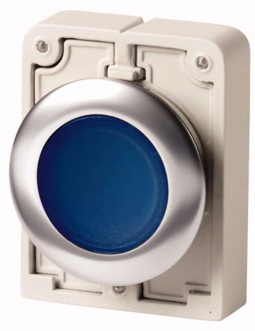 Napęd przycisku 30mm płaski niebieski z podświetleniam z samopowrotem M30C‑FDL‑B 182940 - obrazek 3