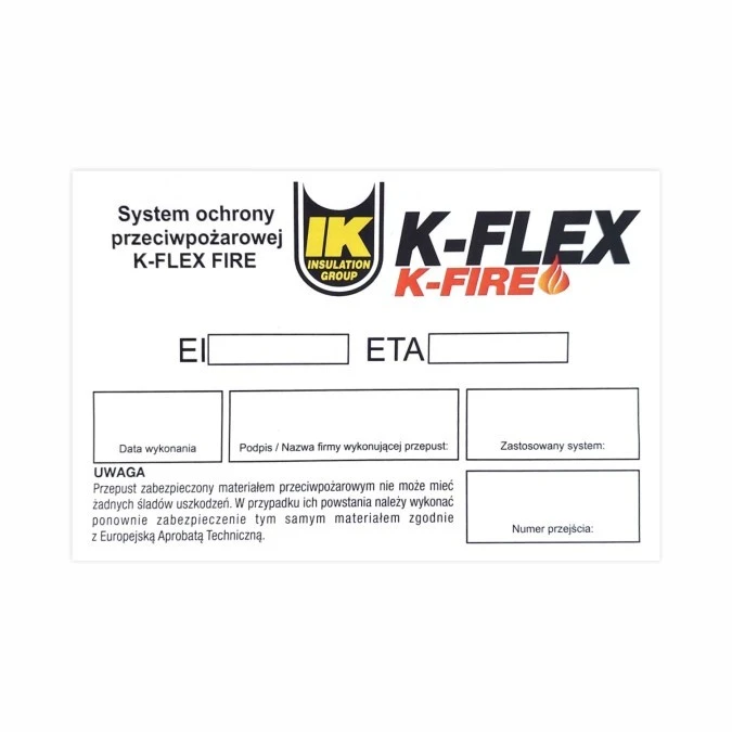 Masa ogniochronna K‑FLEX K‑FIRE Coating 8l EI120 11,2 kg - obrazek 3
