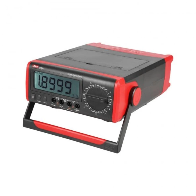 Miernik cyfrowy uniw. Uni‑T 1000V AC/DC 10A AC/DC 200MOhm 200uF 200kHz temperatura, hFE, buzzer, True RMS UT‑802 laboratoryjny - obrazek 1