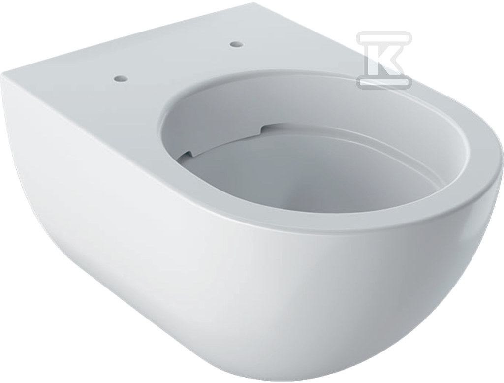 Wisząca miska WC Acanto z ceramiczną muszlą toaletową, zamknięta forma, Rimfree 500.600.01.2 - obrazek 1