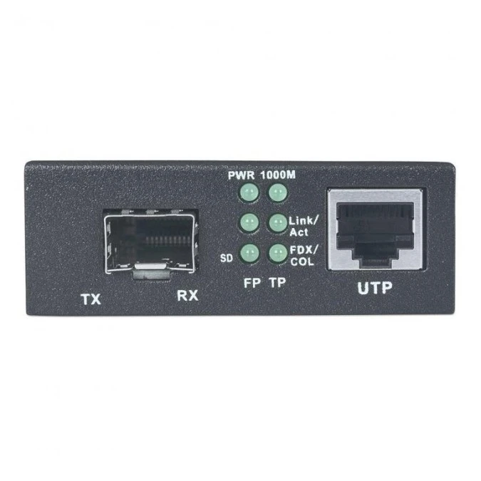 Media Konwerter 10/100/1000BASE‑TX ‑ SLOT SFPGBIC 510493 - obrazek 2