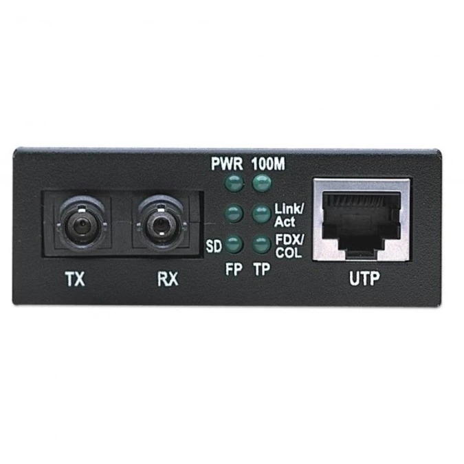 Media Konwerter 10/100Base‑TX RJ45 ‑ 100Base‑FX ST MM 1310nm 506519 - obrazek 3