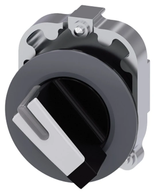 Napęd przełącznika 2 położeniowy O‑I 30mm biały z podświetleniem z samopowrotem metal mat IP69k Sirius ACT 3SU1062‑2DC60‑0AA0 - obrazek 3