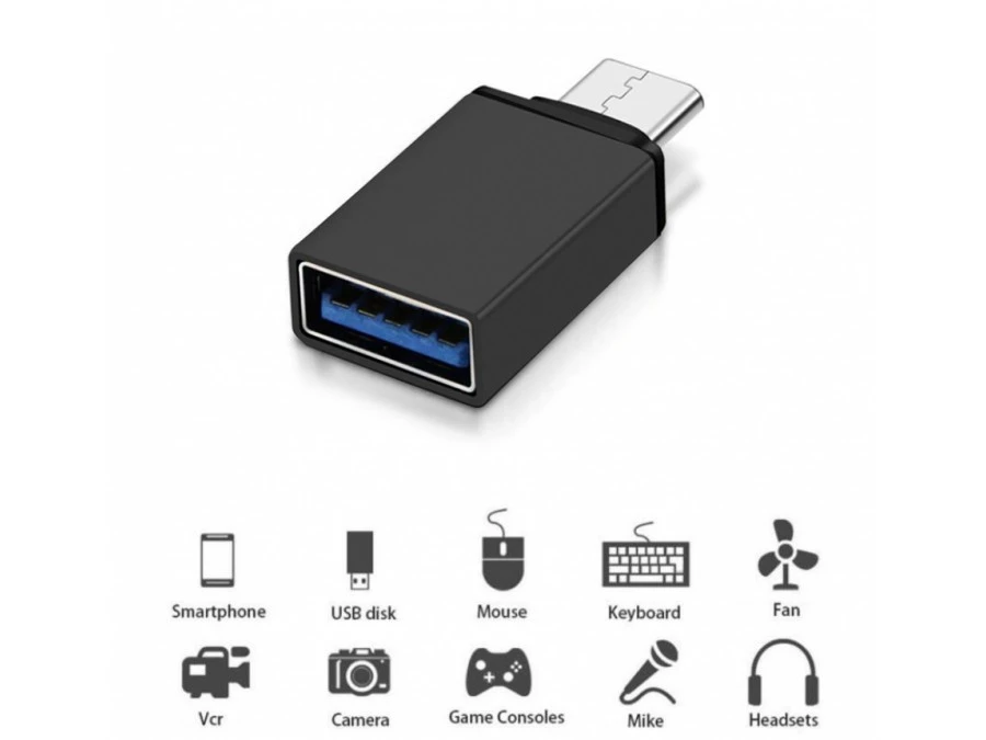 MCE470 przejściówka z USB A na USB Type‑C - obrazek 2