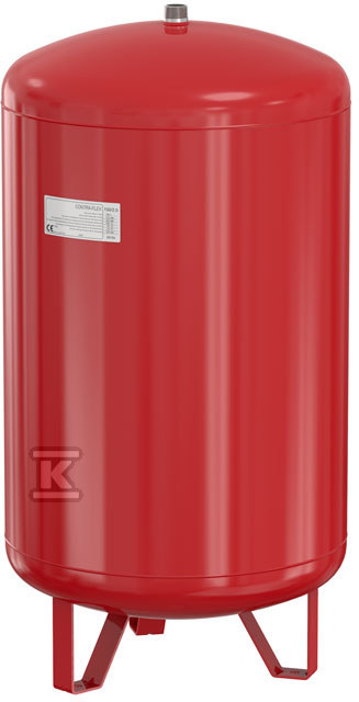 Naczynie wzbiorcze przeponowe CONTRAFLEX-800, 800L, 3.0/6 bar / 70 st., przyłącze gwintowane R1″, k.czerwony RAL 3002, do instalacji grzewczych i chłodniczych, stojące 17184