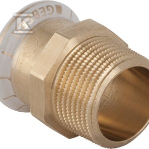 Złączka Geberit Mapress Kupfer przejściowa z gw.zewn. d42-R11/4 61721 Złączka Geberit Mapress Kupfer przejściowa z gw.zewn. d42-R11/4 61721