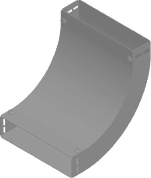 Łuk korytka 90 stopni LUPJ400H50 157214 - obrazek 1
