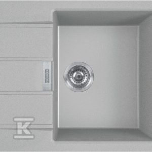 Zlewozmywak wbudowywany Tectonite® Sirius S2D 611-62 Kamienny Szary 143.0618.668 Zlewozmywak wbudowywany Tectonite® Sirius S2D 611-62 Kamienny Szary 143.0618.668