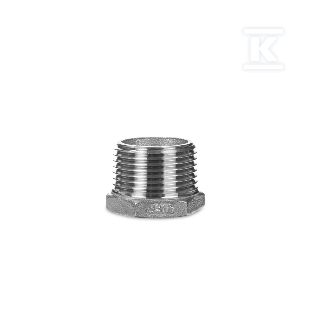 Złączka gwintowana ze stali nierdzewnej redukcyjna nakrętno-wkrętna 1" x 3/4" 6241-100034 - obrazek 1