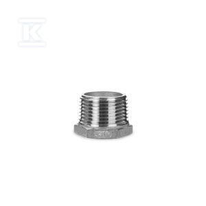 Złączka gwintowana ze stali nierdzewnej redukcyjna nakrętno-wkrętna 4″ x 2 1/2″ 6241-400212 Złączka gwintowana ze stali nierdzewnej redukcyjna nakrętno-wkrętna 4″ x 2 1/2″ 6241-400212
