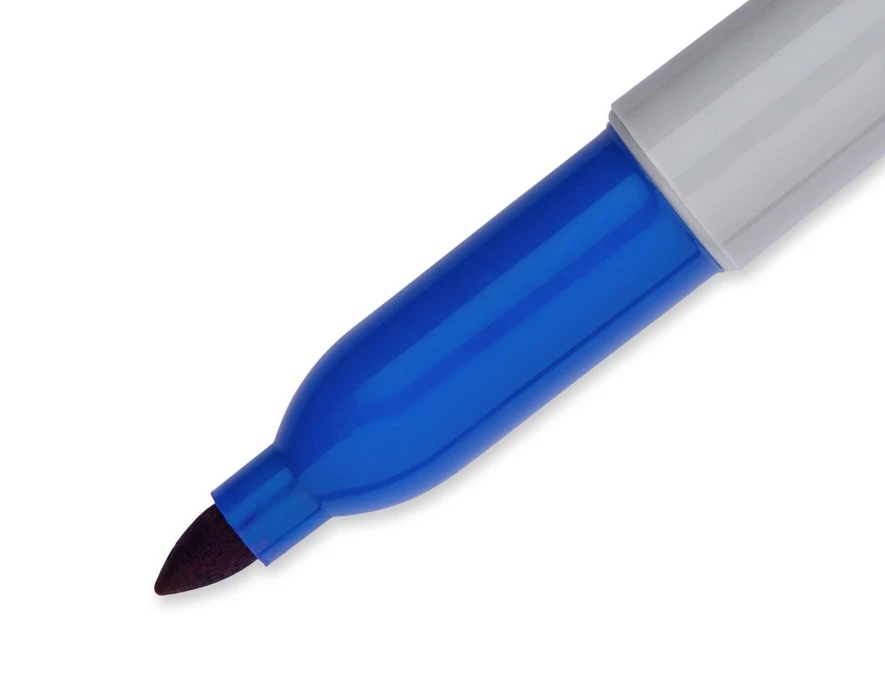 Marker permanentny niebieski 1,0mm Sharpie Fine - obrazek 2