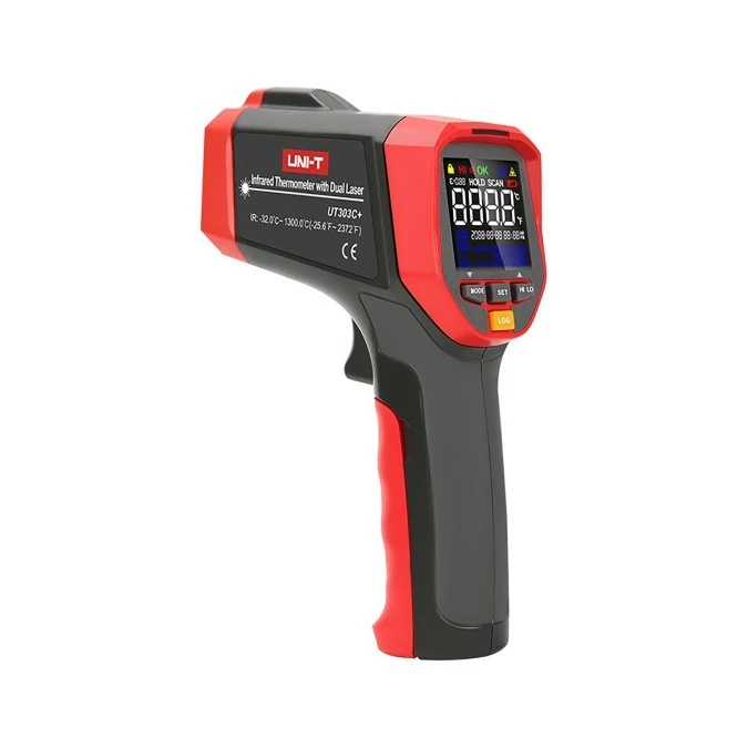 Miernik temperatury pirometr Uni‑T ‑32C‑1300C (‑25,6F‑2372F) UT‑303C+ - obrazek 1