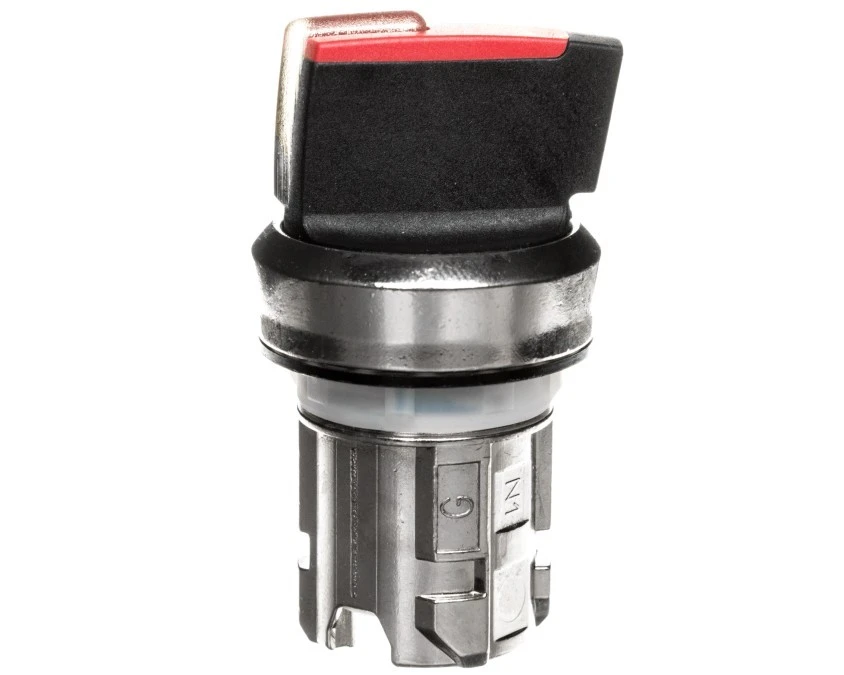 Napęd przełącznika 2 położeniowy O‑I 22mm czerwony z podświetleniem bez samopowrotu metal mat IP69k Sirius ACT 3SU1052‑2BF20‑0 - obrazek 2