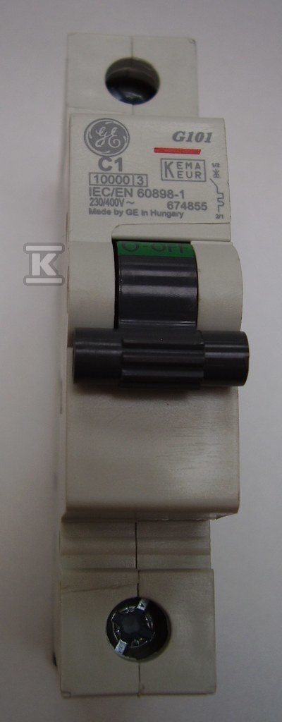 G101 1A Wyłącznik nadprądowy 10kA, charakterystyka C 674855 - obrazek 1
