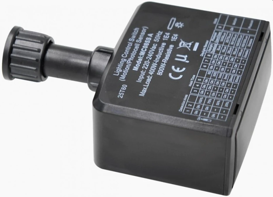 MERRYTEK czujnik ruchu / zmierzchu do naświetlaczy, Quick Plug MC085S‑RA - obrazek 2
