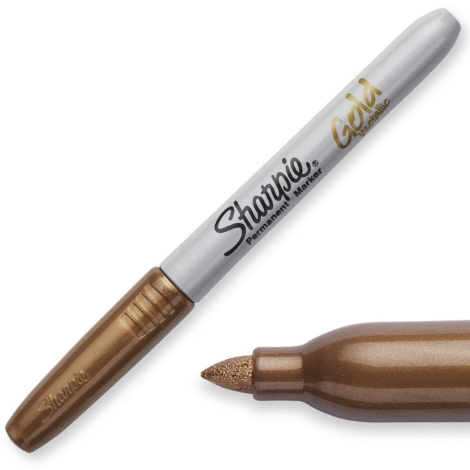 Marker permanentny metaliczny złoty 1,4mm Sharpie Metallic - obrazek 1