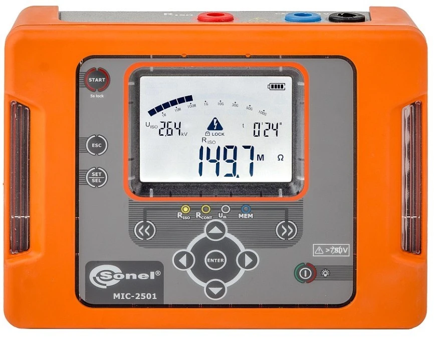 Miernik rezystancji izolacji MIC‑2501 WMPLMIC2501 - obrazek 1