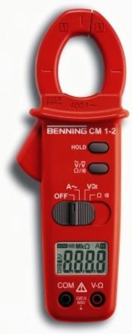 Miernik cyfrowy cęgowy z akcesoriami 0,1‑600V AC/DC kat III 600V 044062 - obrazek 1