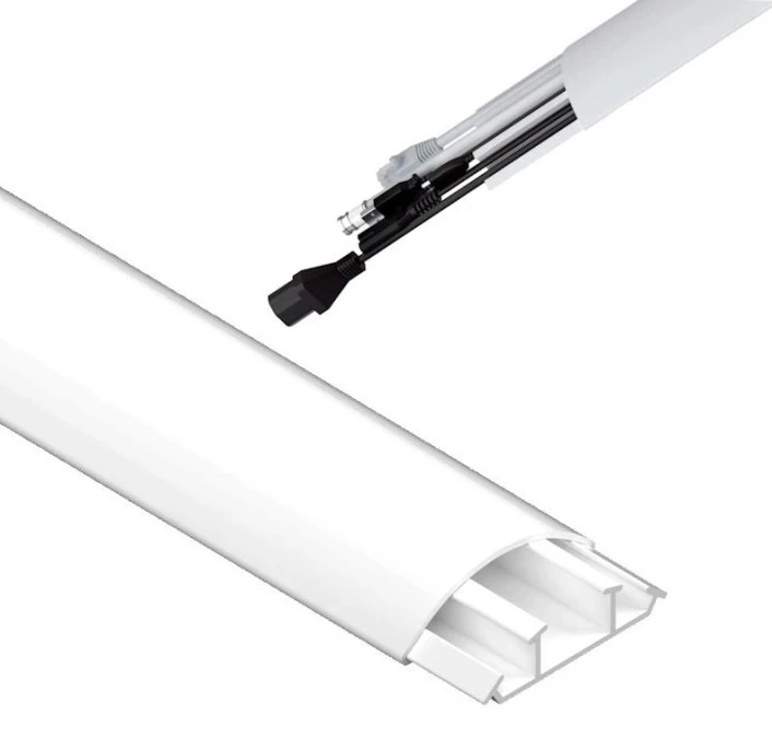 Maskownica do kabli TV Listwa Maskująca Korytko LPO 15x50mm Biały 2m AKS - obrazek 1