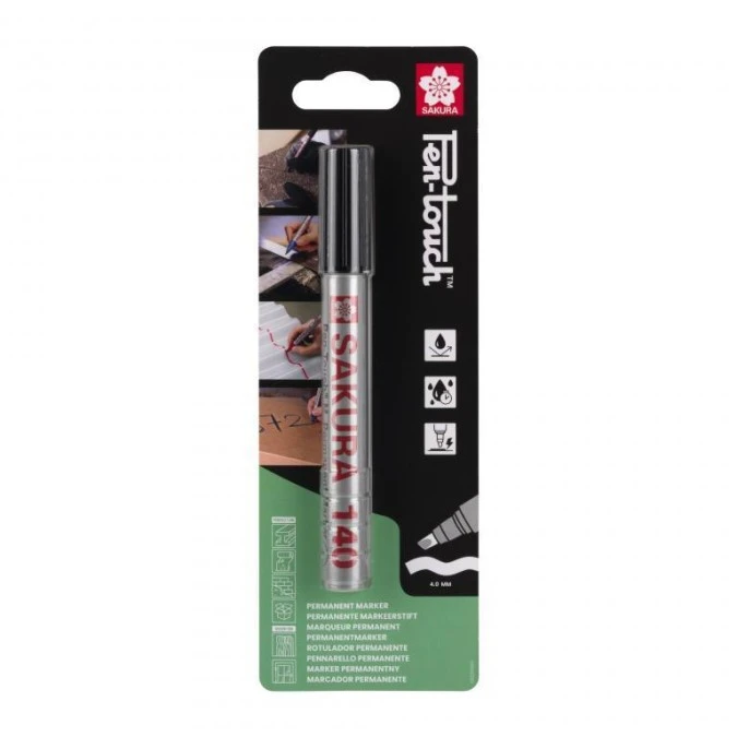 Marker Pen‑Touch 140 czarny, Sakura SKBL140SAK1A - obrazek 1