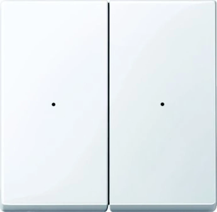 Merten KNX Klawisz podwójny łącznika czysta biel MTN619225 - obrazek 1