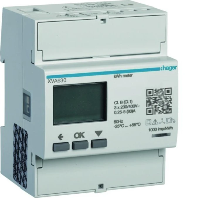 Miernik Modbus EVCS 80A do DLM 3f dla stacji ładowania z kartą XVA246 - obrazek 1