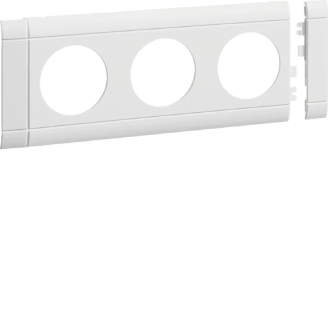 Maskownica 3‑krotna ABS bezhalogenowe (HFR) biały GB080309010 - obrazek 1