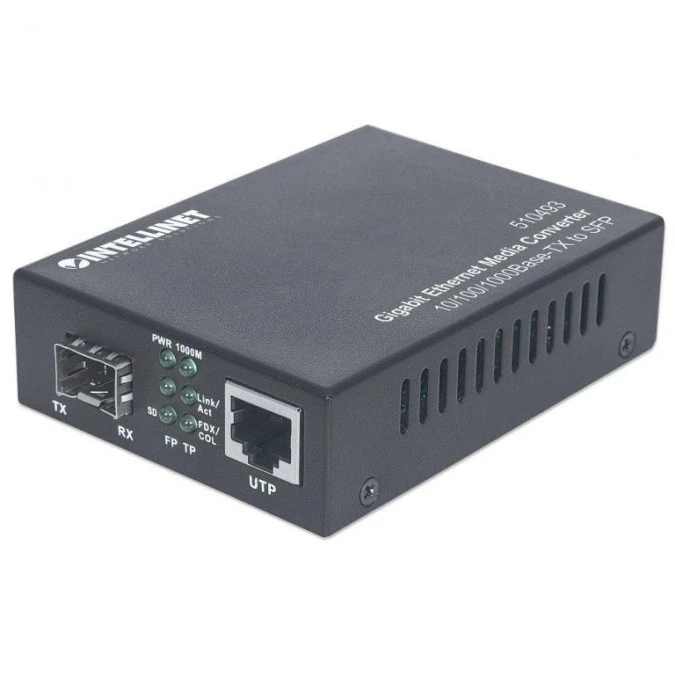 Media Konwerter 10/100/1000BASE‑TX ‑ SLOT SFPGBIC 510493