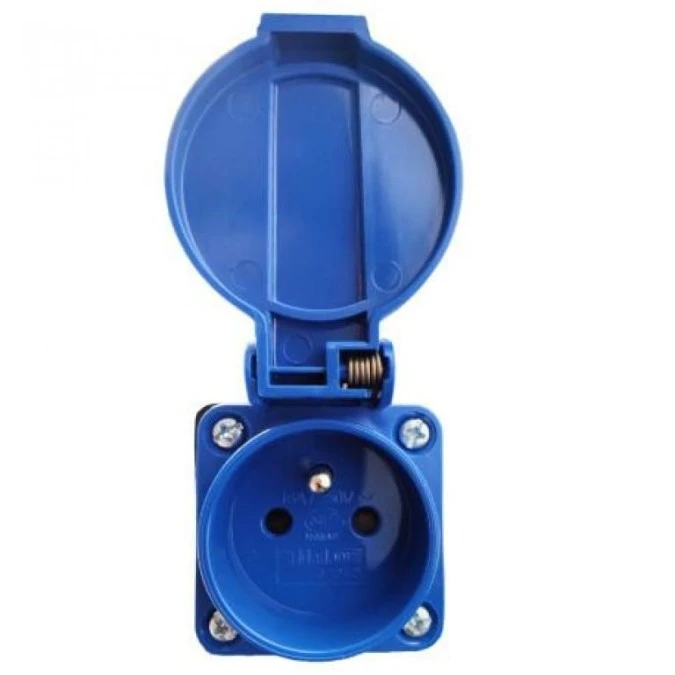 Marlanvil Adapter kempingowy wtyczka CEE 16A na 16A 250V gniazdo francuski standard przejściówka IP44 5682 6.8216.SFR - obrazek 2