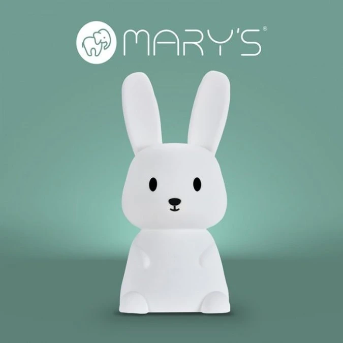 MARYS LAMPKA LED ZAJĄC DUŻY BIAŁY RGB+WW +RC