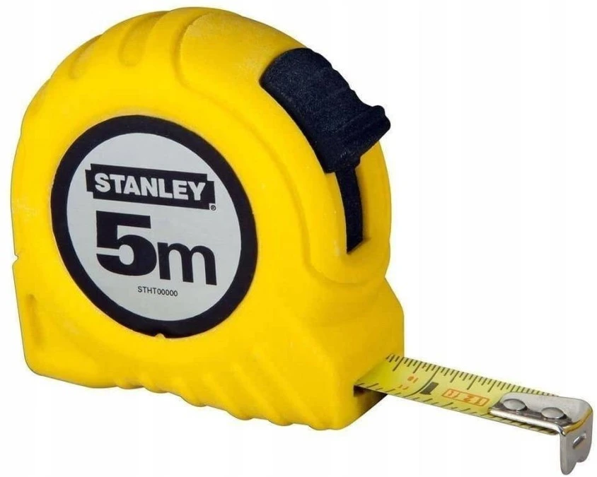 Miara stalowa STANLEY 5 m x 19 mm obudowa z tworzywa 1‑30‑497 - obrazek 1