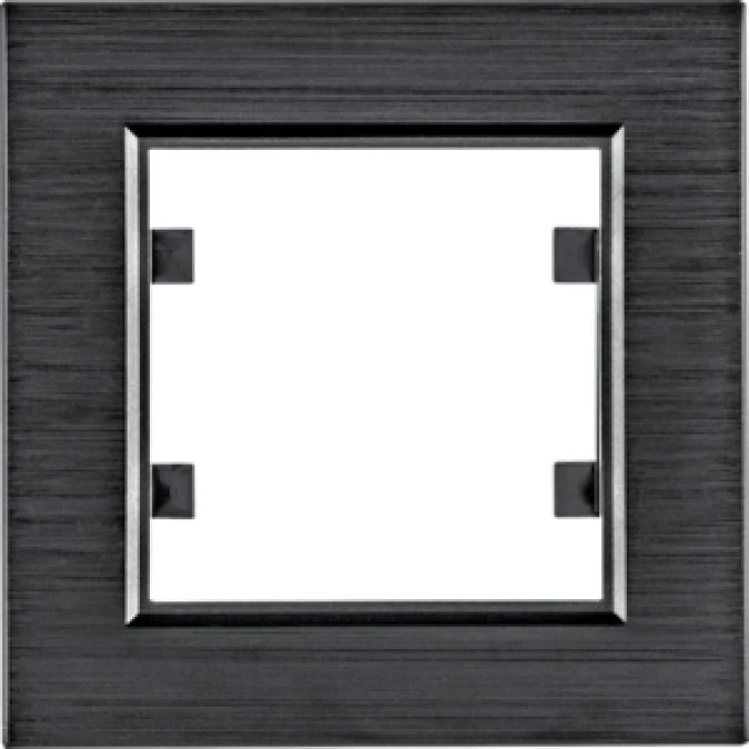Lumina passion Ramka 1‑krotna aluminium czarne WL9013 - obrazek 1