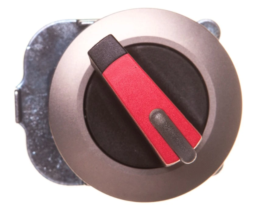 Napęd przełącznika 3 położeniowy I‑O‑II 30mm czerwony z podświetleniem niestabilny metal mat IP69k Sirius ACT 3SU1062‑2DL20‑0AA0 - obrazek 1