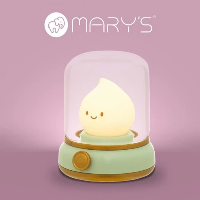 MARYS lampka nocna LED Płomyczek zielony MW61048 - obrazek 1