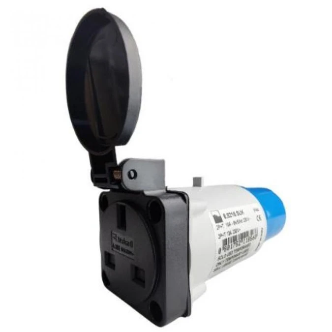 Marlanvil Adapter kempingowy wtyczka CEE 16A na 13A 250V gniazdo brytyjski standard przejściówka IP44 8568 - obrazek 2