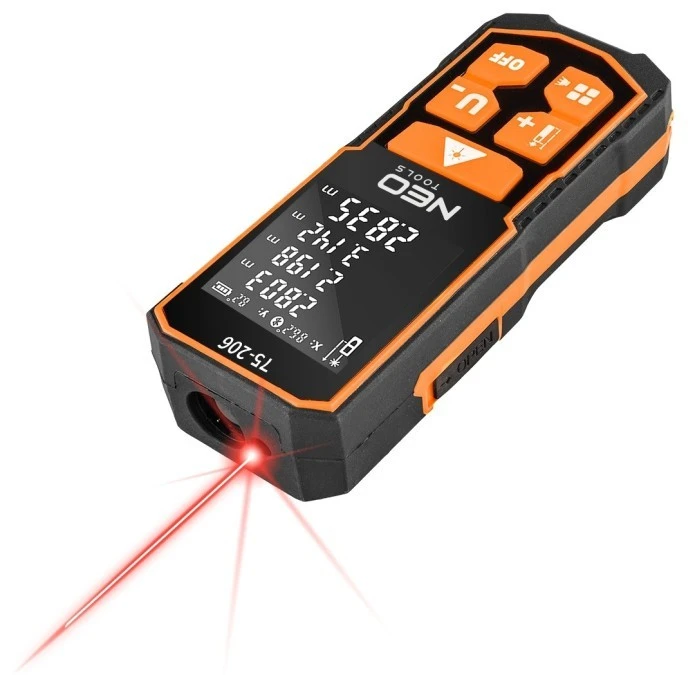 Miernik dystansu dalmierz laserowy 0,05 ‑ 100m IP54 NEO - obrazek 2