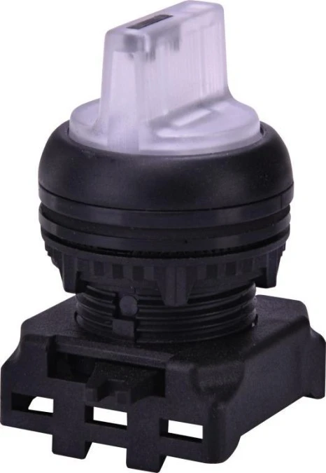 Napęd pokrętny piórkiem 2‑położeniowy, z powrotem, podświetlany ‑ opal EGS2I‑S‑W 004771332 - obrazek 1
