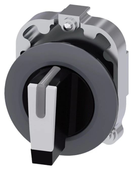 Napęd przełącznika 3 położeniowy I‑O‑II 30mm biały podświetlany z samopowrotu metal mat IP69k Sirius ACT 3SU1062‑2DM60‑0AA0 - obrazek 3