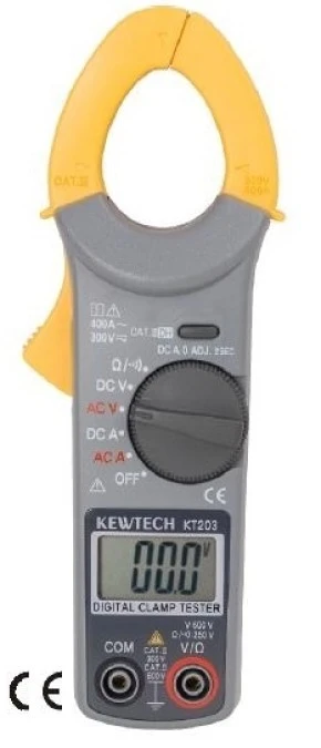Miernik multimetr cęgowy KT203 AC DC 400A cęgówka - obrazek 1