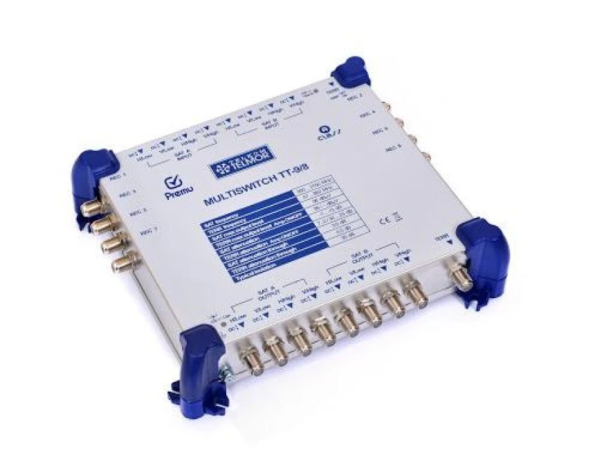 Multiswitch kaskadowy Telkom‑Telmor TT‑9/8 PREMU (bez zasilacza!)