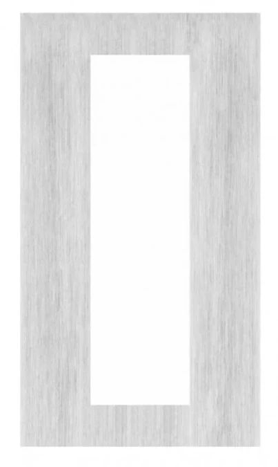 Maskownica pod ramkę CDN‑R‑L oraz CDN‑R2‑L (zew. wym. 230×415 mm) zakrywa poprzedni otwór, stal nierdzewna CDN‑M‑L