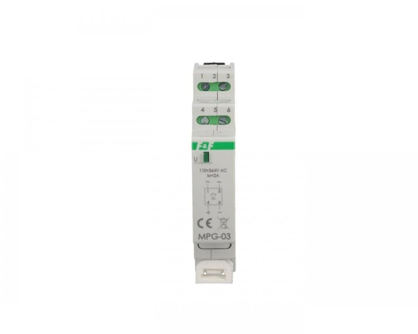 Mostek prostowniczy 110‑264V AC z LED MPG‑03‑230V - obrazek 1