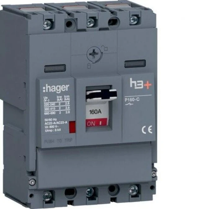 MCCB Rozłącznik mocy h3+ P160 3P 160A HCS160AC - obrazek 1