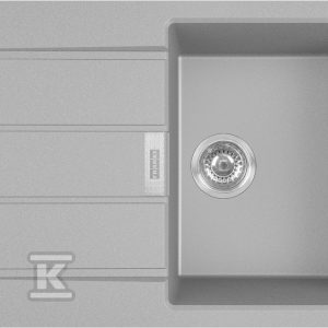 Zlewozmywak wbudowywany Tectonite® Sirius S2D 611-78 Kamienny Szary 143.0612.630 Zlewozmywak wbudowywany Tectonite® Sirius S2D 611-78 Kamienny Szary 143.0612.630