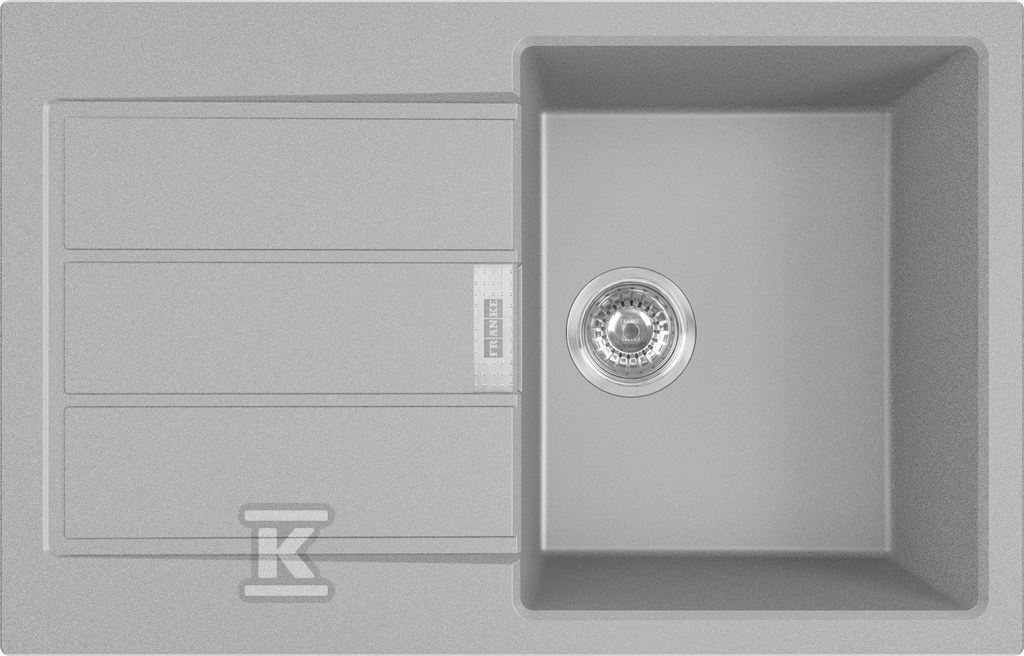 Zlewozmywak wbudowywany Tectonite® Sirius S2D 611-78 Kamienny Szary 143.0612.630 - obrazek 1