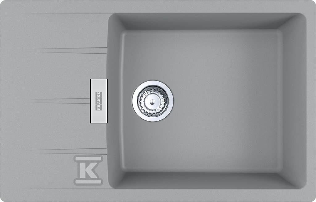 Zlewozywak Fragranit + CNG 611-78 XL Kamienny Szary 114.0687.325 - obrazek 1