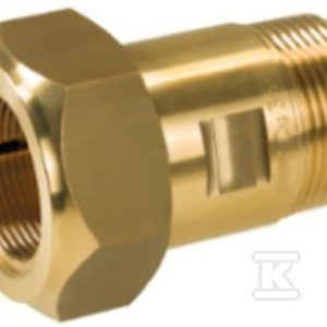 Mosiężna złączka zaciskowa z gwintem zewnętrznym MAS 1 1/2′ x 42 mm 04.310.00.0542 Mosiężna złączka zaciskowa z gwintem zewnętrznym MAS 1 1/2′ x 42 mm 04.310.00.0542